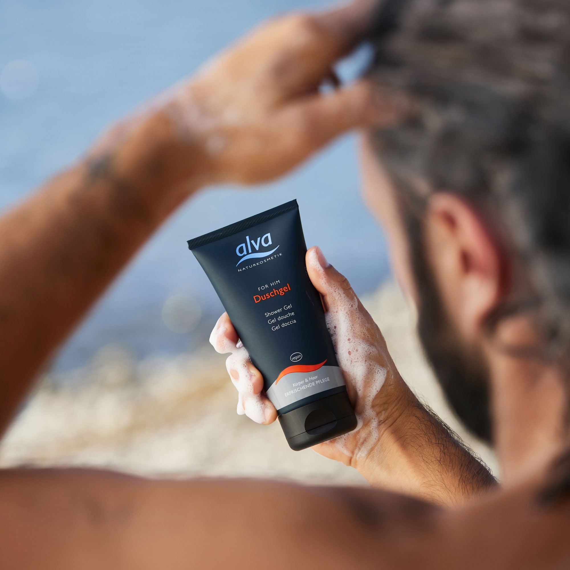 Kristall Deo Ohne Alkohol Alva For Him Pure Nature Deo Roll-On  50 Ml, Mit  Kalium Alaun & Bio-Aloe Vera, Vegan & Alkoholfrei Kristall Deo Roll-on