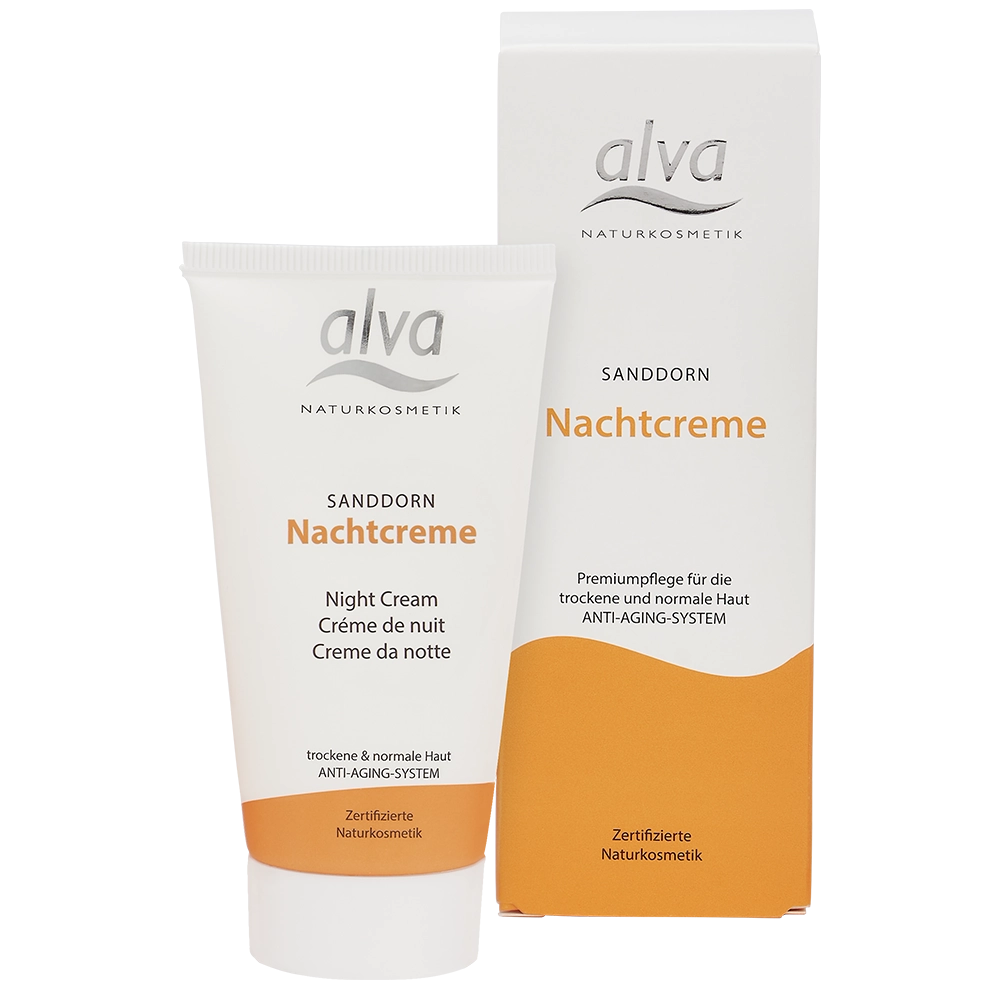 alva Sanddorn Nachtcreme Freisteller