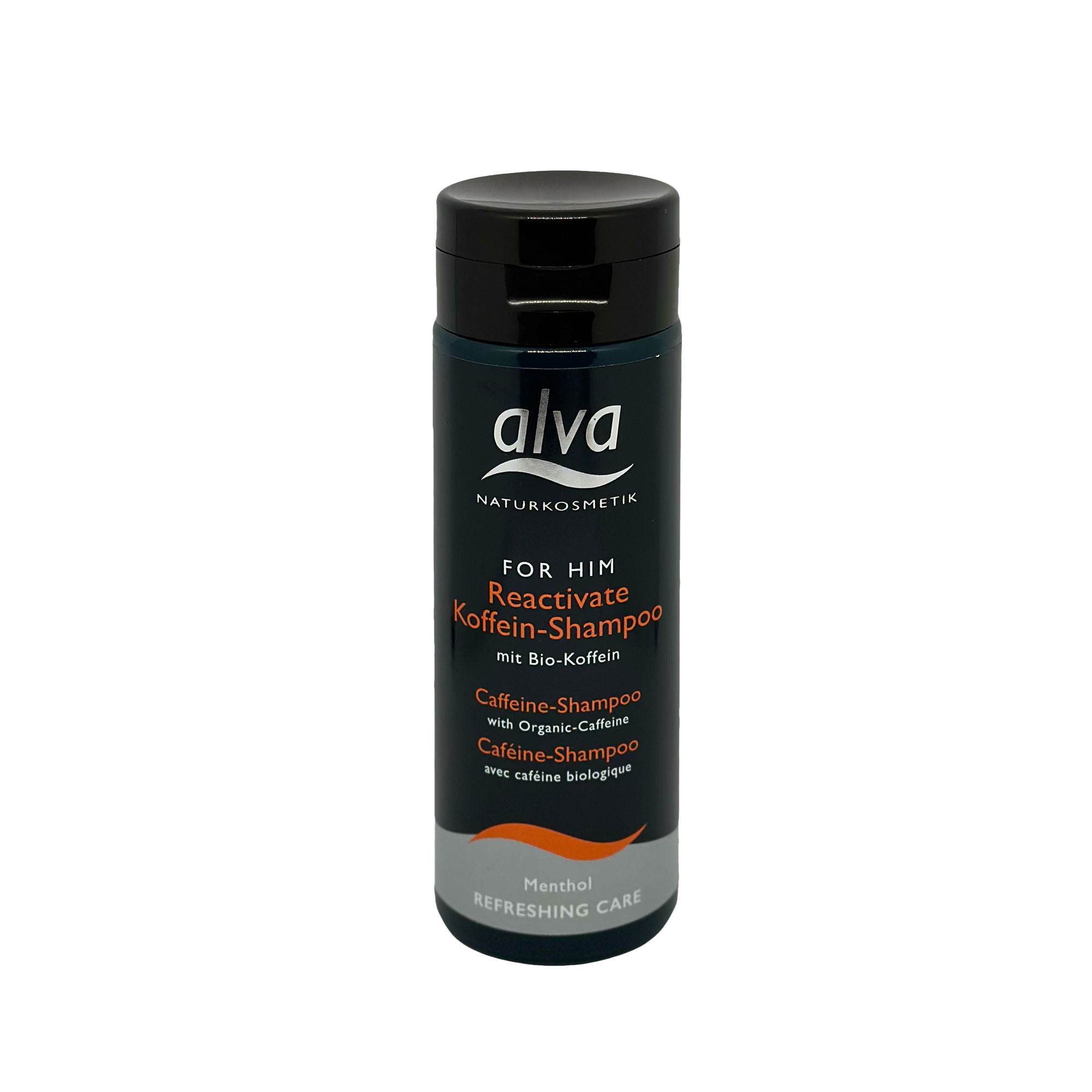 alva organic caffeine shampoo 200 ml