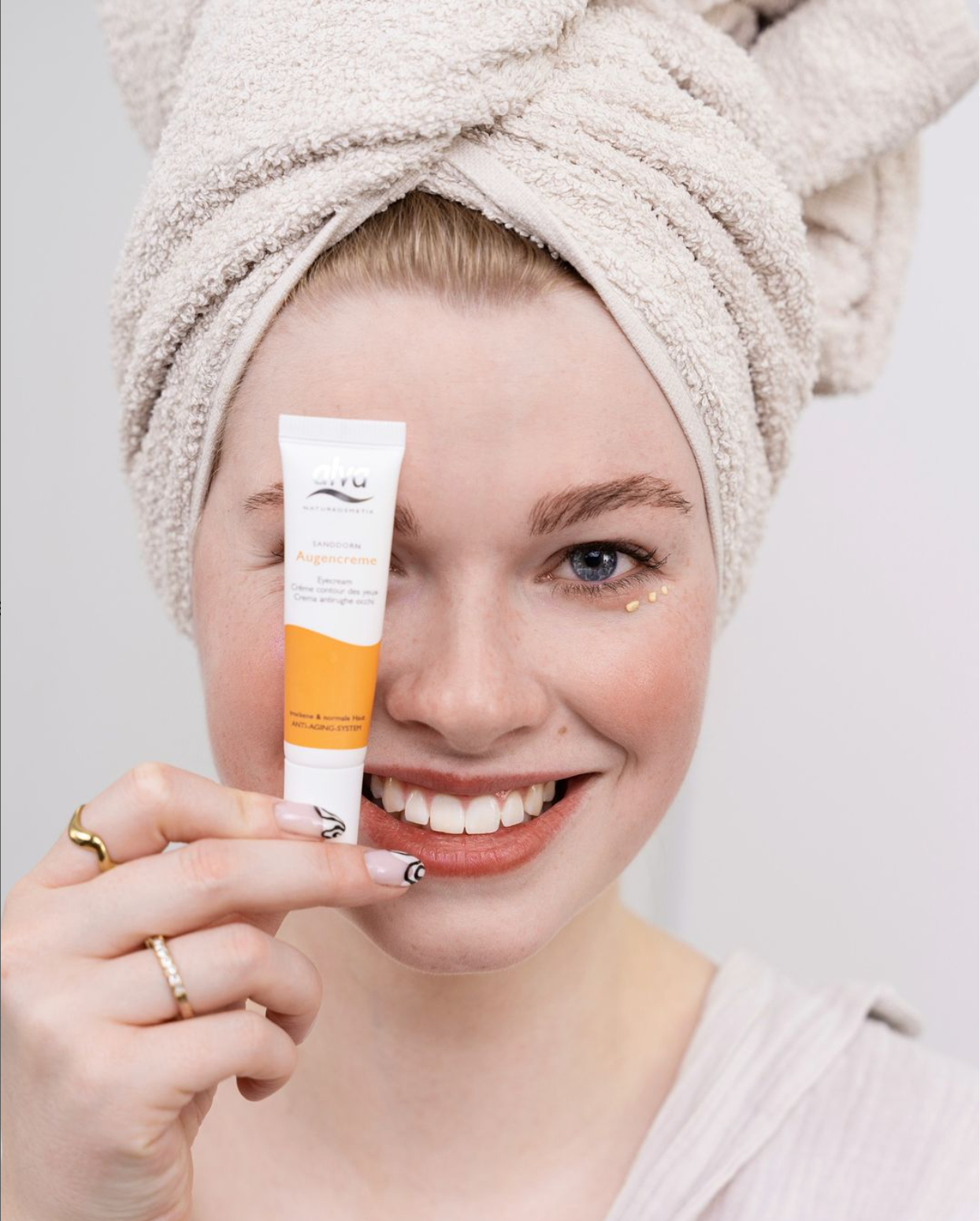 Alva Daily Care Deo Roll-On Vanille/Orange – Mit Kalium Alaun, 24h Schutz, Alkoholfrei, 50 Ml