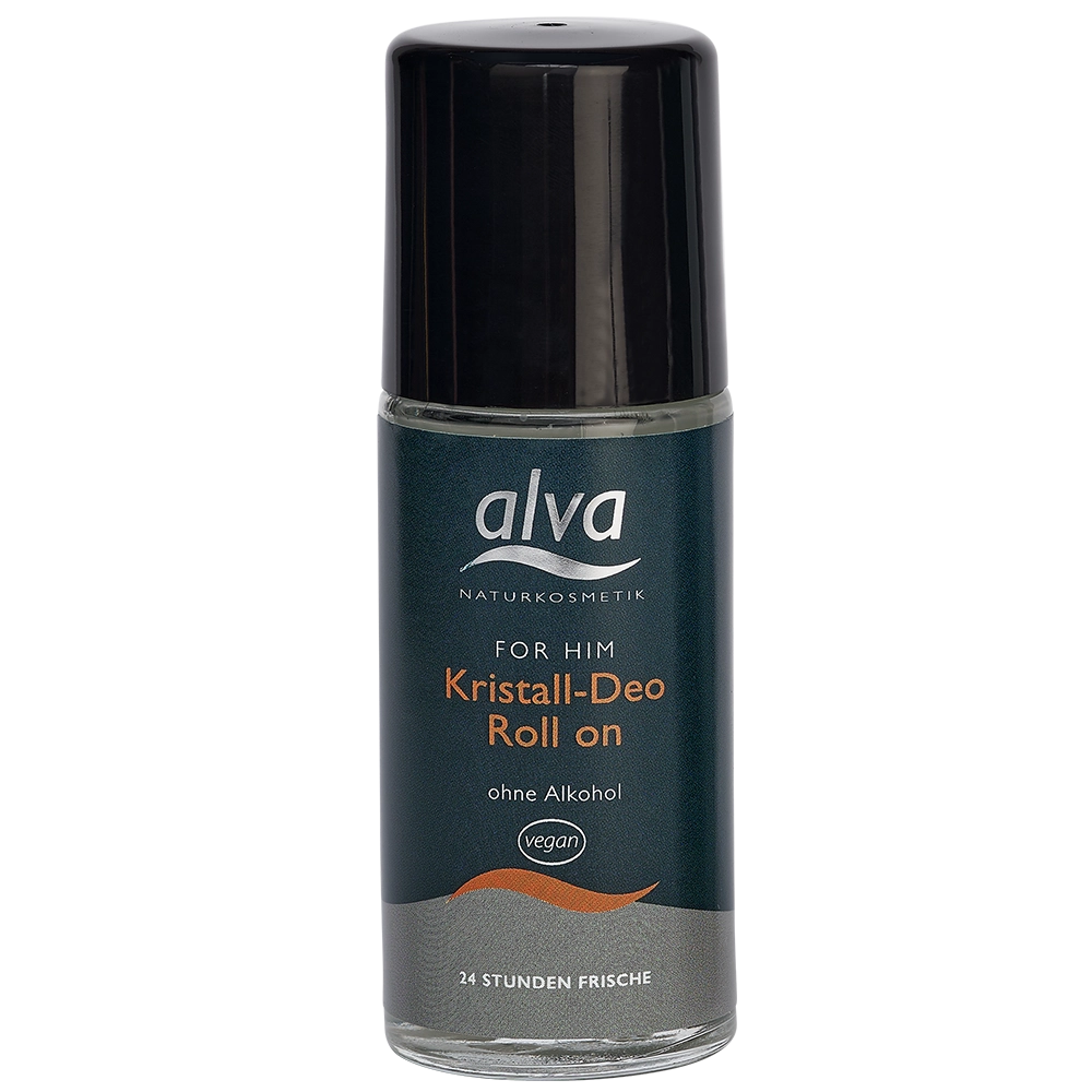 alva Kristall-Deo Roll-on For Him Verpackung
