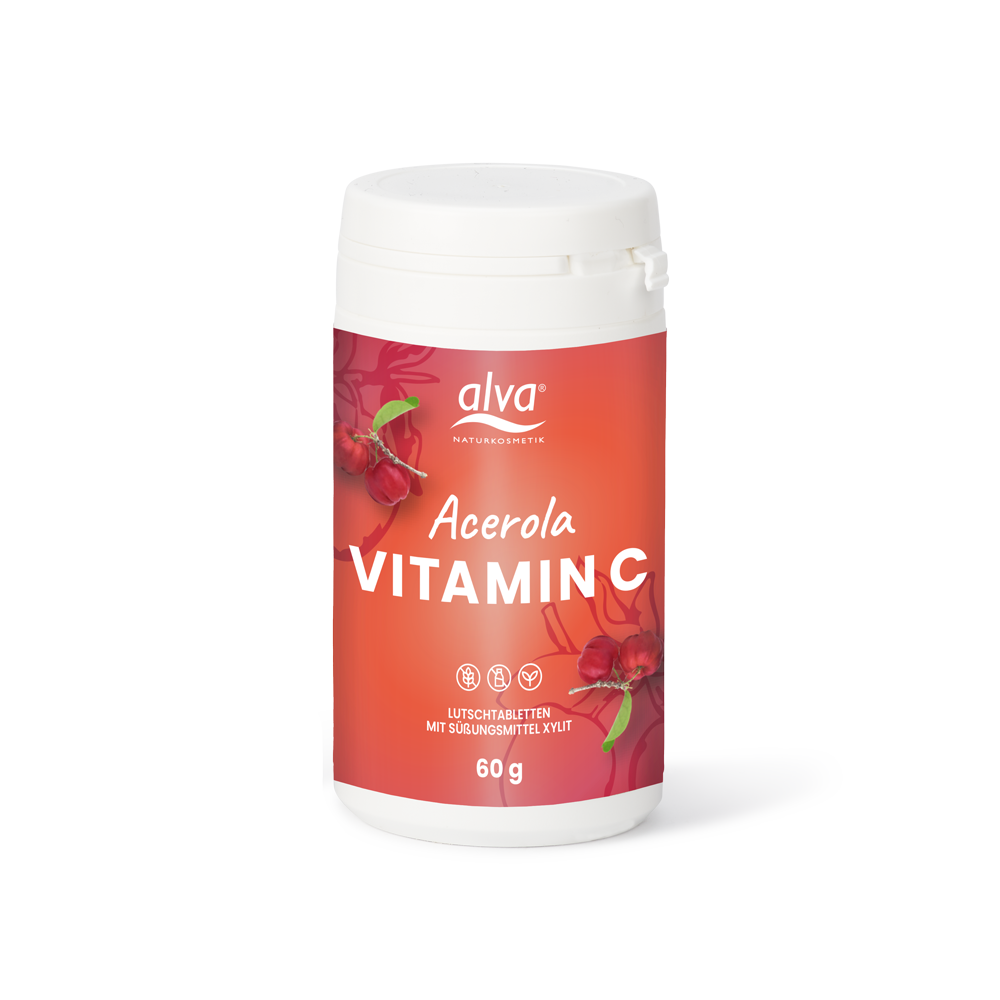 alva Acerola Vitamin C Lutschpastillen 60 g