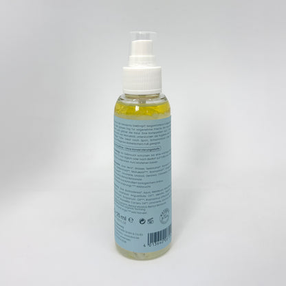 Die Rückseite vom alva Fußspray